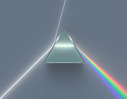 Isaac Newton used prisms to refract white light