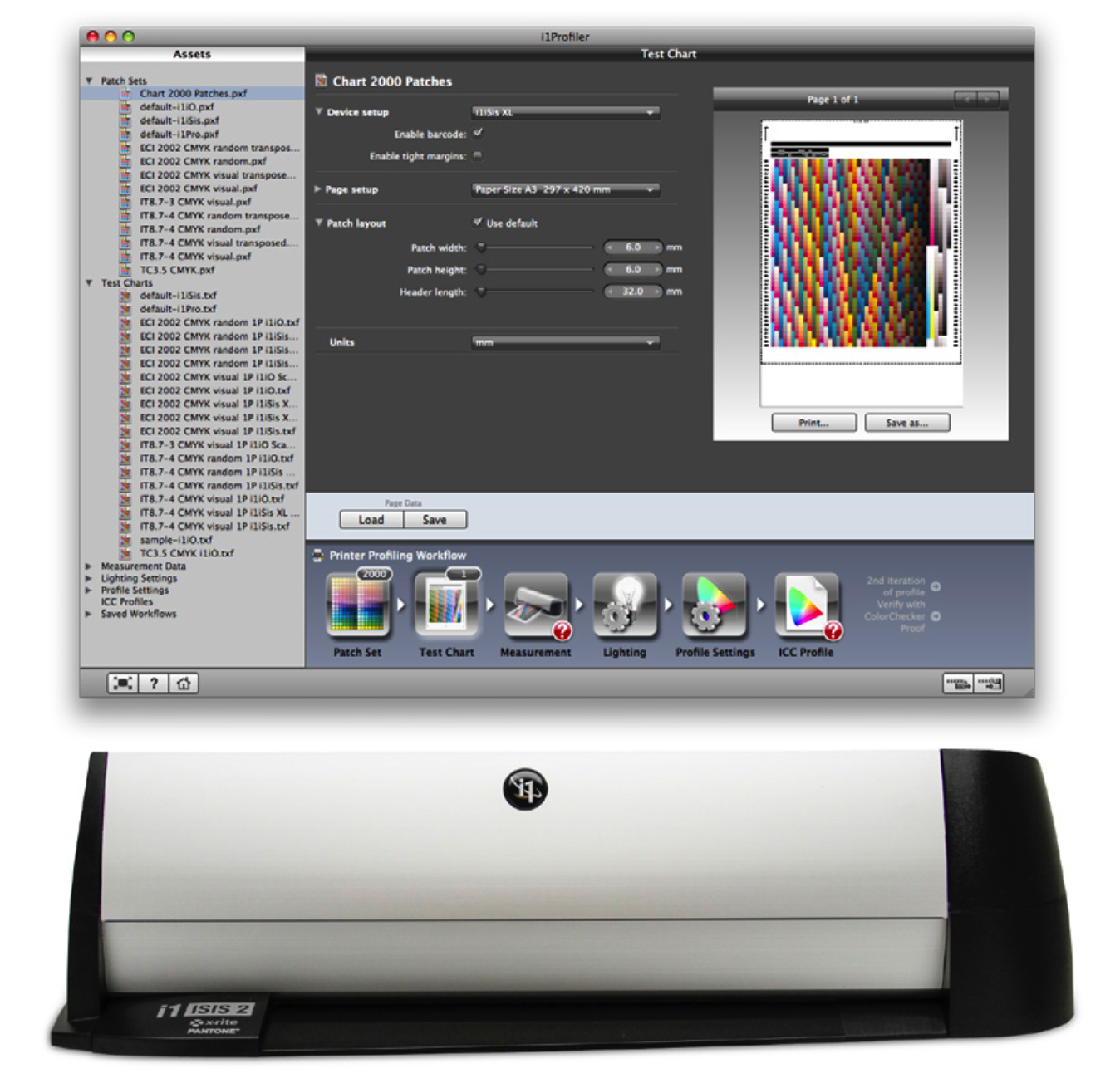 i1iSis 2 with i1Profiler
