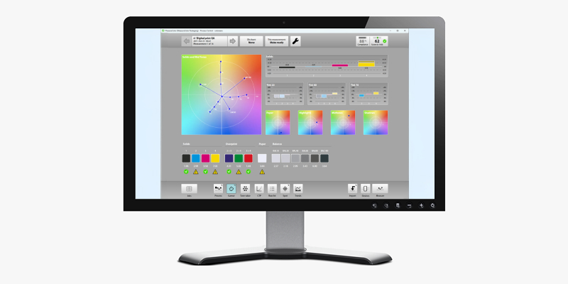 MeasureColor user experience for print quality control