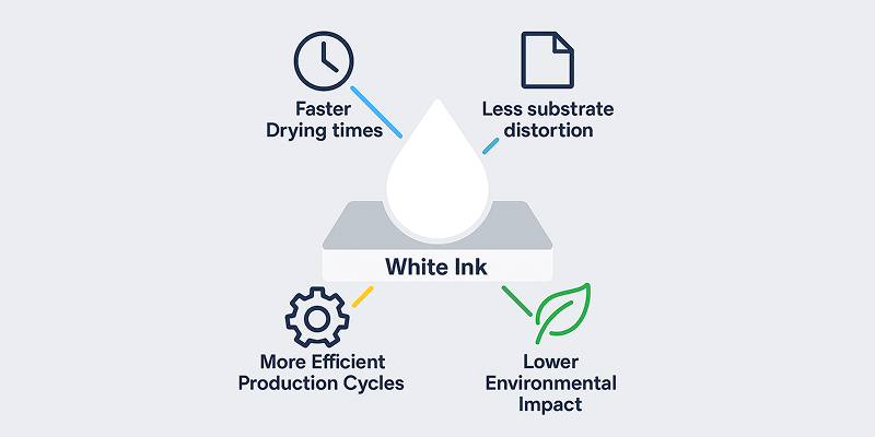 Print quality control interface showing white ink opacity metrics