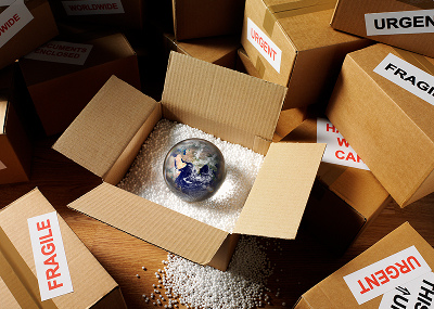 Digital color control system in a print facility showcasing sustainable print production with reduced waste and consistent brand color accuracy.