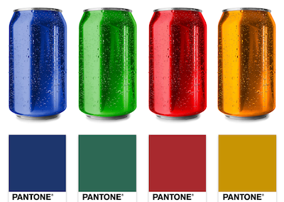 Metal Deco Cans with Chips